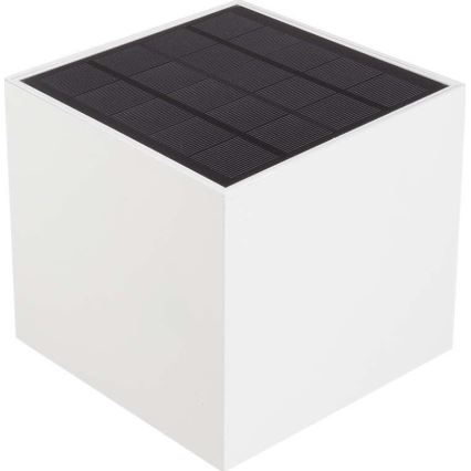 LED Solar wall light with sensor LED/9W/3,7V IP65 3000K white
