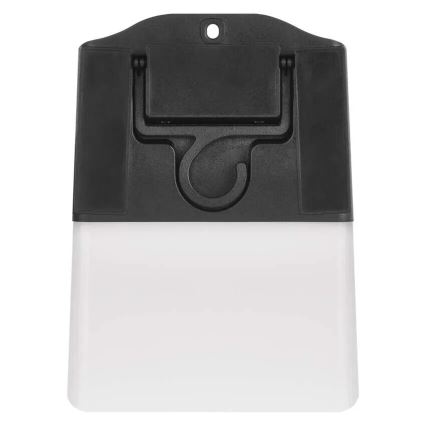LED Solar wall light with sensor LUMI LED/3,7W IP65 black