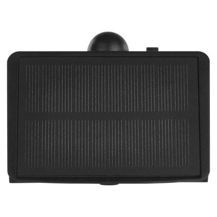 LED Solar wall light with sensor LUMI LED/3,7W IP65 black