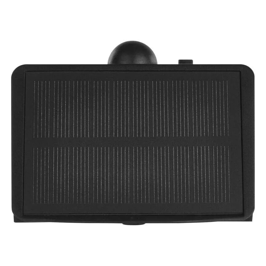 LED Solar wall light with sensor LUMI LED/3,7W IP65 black