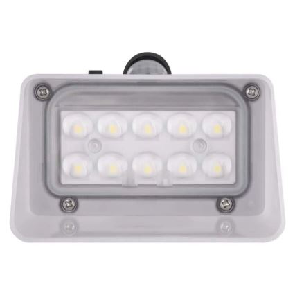 LED Solar wall light with sensor LUMI LED/3,7W IP65 black