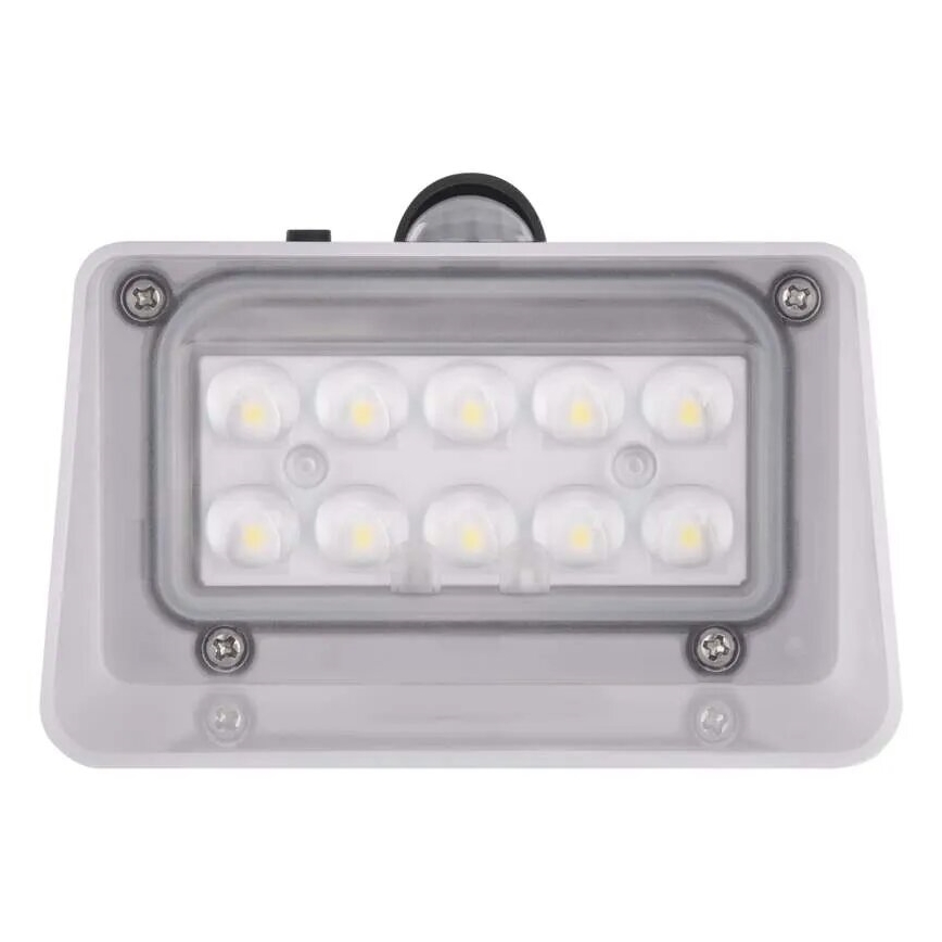 LED Solar wall light with sensor LUMI LED/3,7W IP65 black