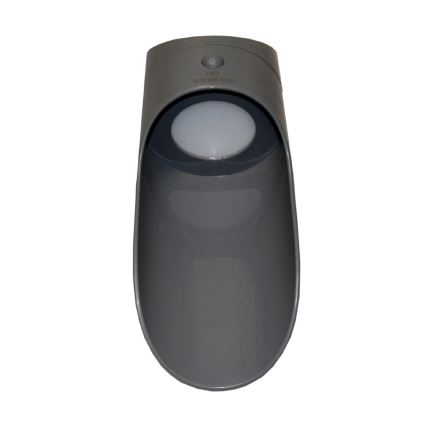 LED Solar wall light with sensor PALESA LED/1W/3,7V IP65 1800 mAh grey
