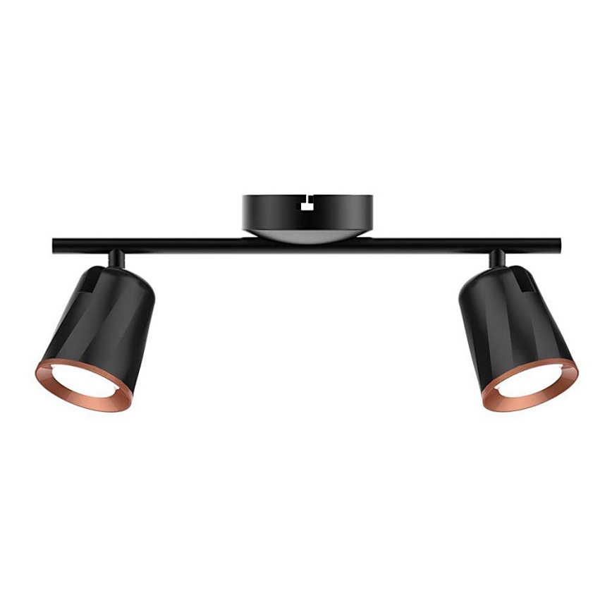 LED spotlight 2xLED/5W/230V 3000K black
