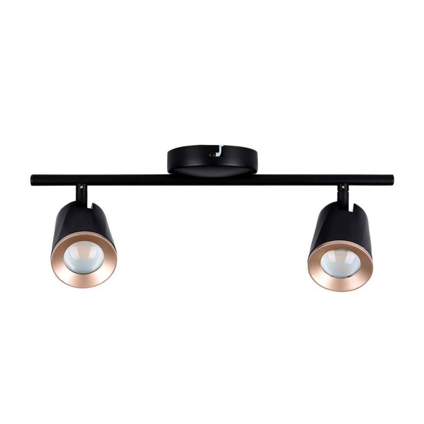 LED spotlight 2xLED/5W/230V 3000K black