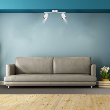 LED spotlight 2xLED/5W/230V 3000K white