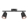 LED spotlight 2xLED/5W/230V 4000K black