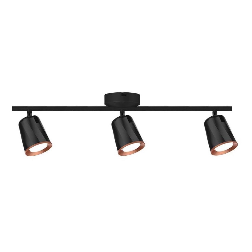 LED spotlight 3xLED/5W/230V 4000K black