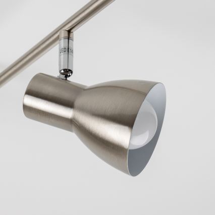 LED Spotlight 6xE14/5W/230V Matte Chrome