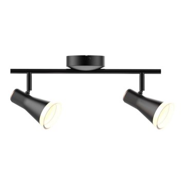 LED Spotlight BERG 2xLED/4,2W/230V black
