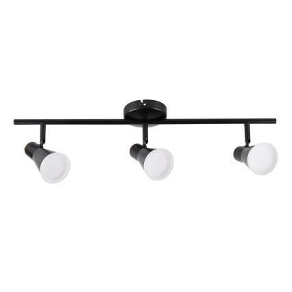 LED Spotlight BERG 3xLED/4,2W/230V black