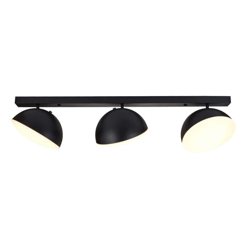 LED Spotlight CROWD 3xLED/20W/230V black