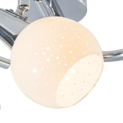 LED Spotlight DOXY 3xE14/4W/230V shiny chrome