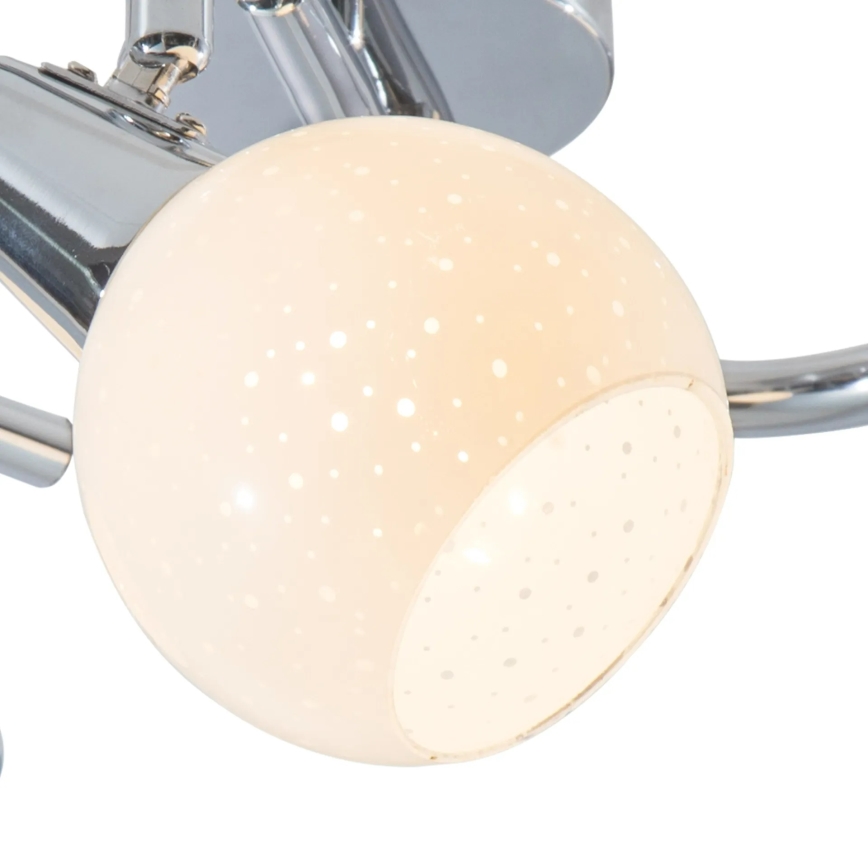 LED Spotlight DOXY 3xE14/4W/230V shiny chrome