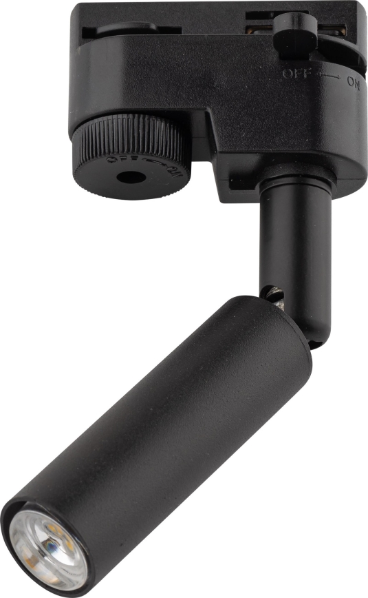 LED Spotlight for 1-phase rail system LAGOS 1xG9/3W/230V black