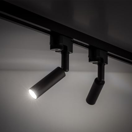 LED Spotlight for 1-phase rail system LAGOS 1xG9/3W/230V black