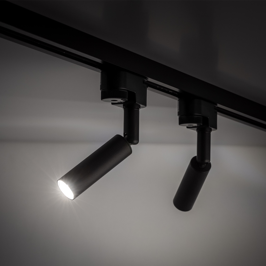 LED Spotlight for 1-phase rail system LAGOS 1xG9/3W/230V black