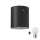 LED Spotlight GEORGE 1xE27/6W/230V d. 11 cm black