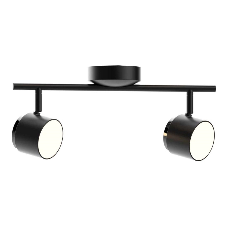 LED Spotlight KUBIK 2xLED/4,2W/230V black
