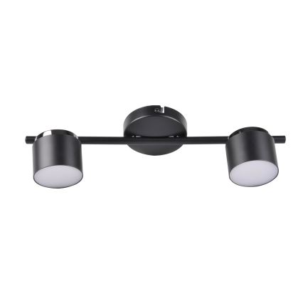 LED Spotlight KUBIK 2xLED/4,2W/230V black