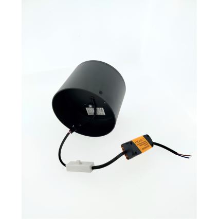 LED Spotlight LED/10W/230V 3000/4000/6400K dia. 12 cm black