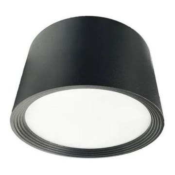LED Spotlight LED/12W/230V 4000K d. 10 cm black