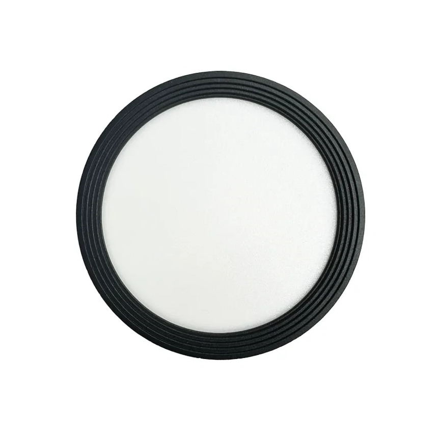 LED Spotlight LED/12W/230V 4000K d. 10 cm black