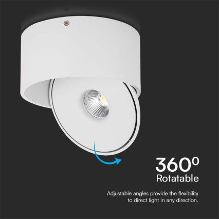 LED Flexible spotlight LED/28W/230V 3000/4000/6400K CRI 90 white