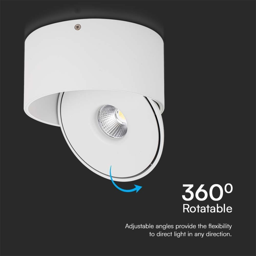 LED Flexible spotlight LED/28W/230V 3000/4000/6400K CRI 90 white