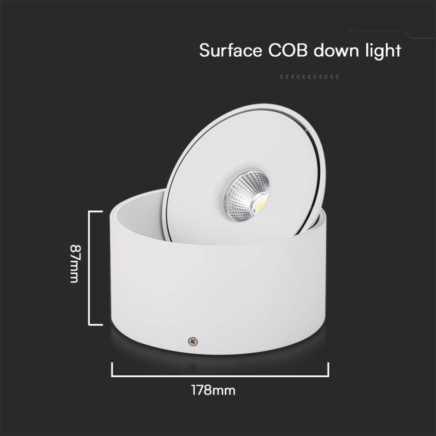 LED Flexible spotlight LED/28W/230V 3000/4000/6400K CRI 90 white