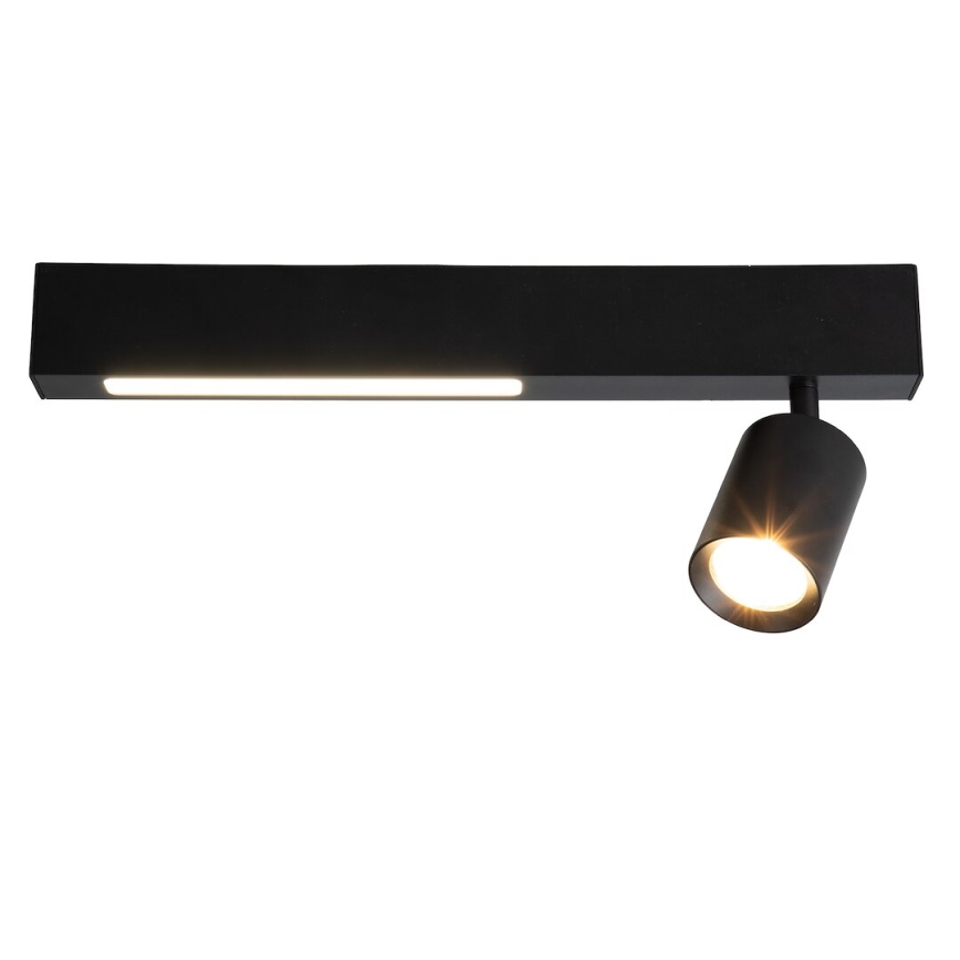 LED Spotlight MAGNET LED/5W/230V + 1xGU10/60W 3000/4000K black