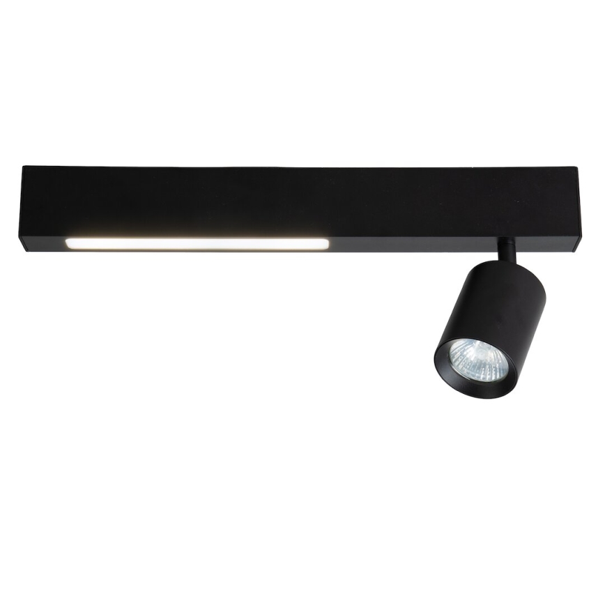 LED Spotlight MAGNET LED/5W/230V + 1xGU10/60W 3000/4000K black