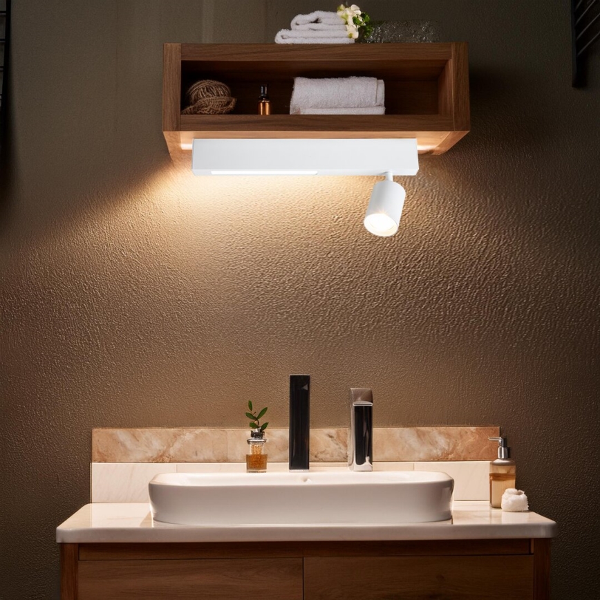 LED Spotlight MAGNET LED/5W/230V + 1xGU10/60W 3000/4000K white