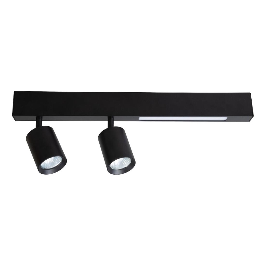 LED Spotlight MAGNET LED/5W/230V + 2xGU10/60W 3000/4000K black