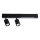 LED Spotlight MAGNET LED/5W/230V + 2xGU10/60W 3000/4000K black