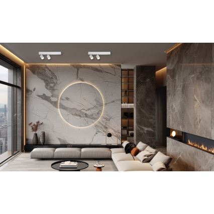 LED Spotlight MAGNET LED/5W/230V + 2xGU10/60W 3000/4000K white