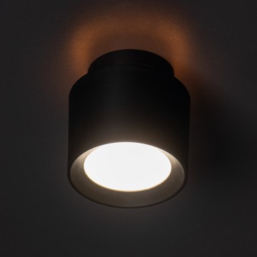 LED spotlight SONOR LED/6W/230V 3000/4000/5700K + LED/1.5W 2200K Ø 9 cm black
