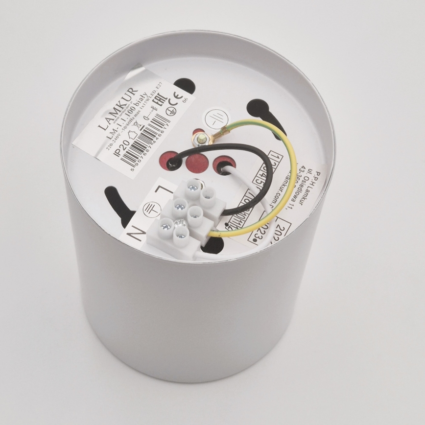 LED Spotlight TACO 1xE27/15W/230V white