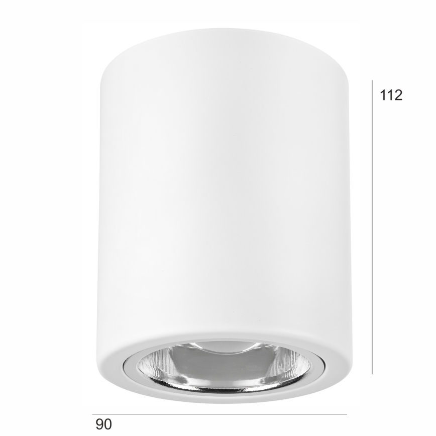 LED Spotlight TACO 1xE27/15W/230V white