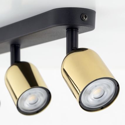 LED Spotlight TOP 3xGU10/10W/230V Black/Gold