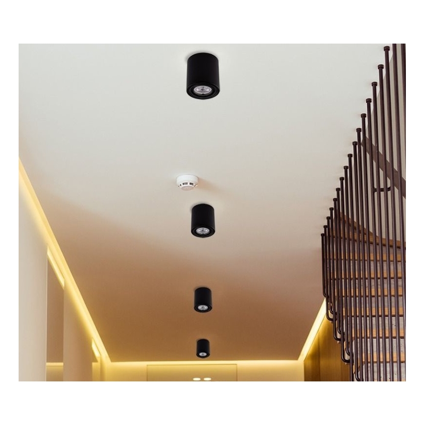 LED Spotlight TUBA 1xGU10/5W/230V 4000K black