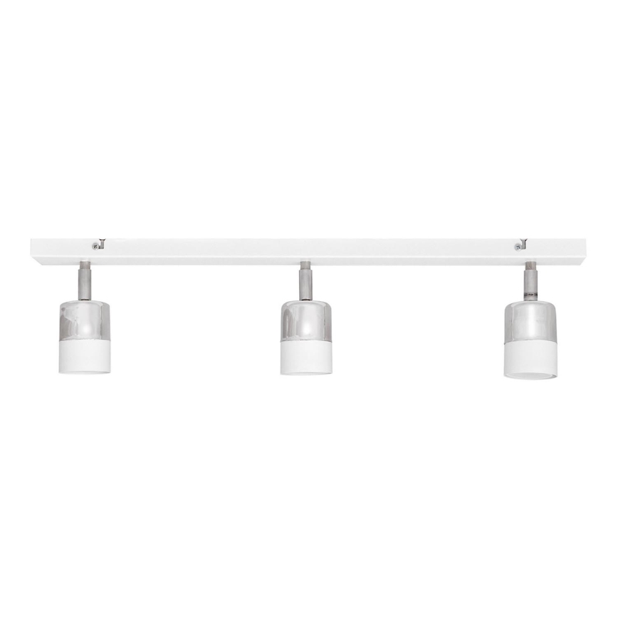 LED Spotlight TUBSSON 3xGU10/4,8W/230V white/shiny chrome