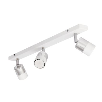 LED Spotlight TUBSSON 3xGU10/4,8W/230V white/shiny chrome