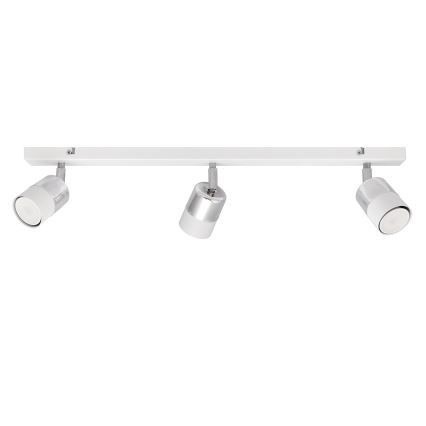 LED Spotlight TUBSSON 3xGU10/4,8W/230V white/shiny chrome