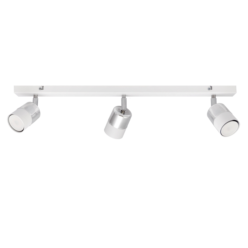 LED Spotlight TUBSSON 3xGU10/4,8W/230V white/shiny chrome