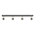 LED Spotlight TUBSSON 4xGU10/4,8W/230V black/gold