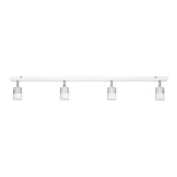 LED Spotlight TUBSSON 4xGU10/4,8W/230V white/shiny chrome