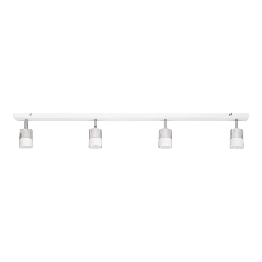 LED Spotlight TUBSSON 4xGU10/4,8W/230V white/shiny chrome