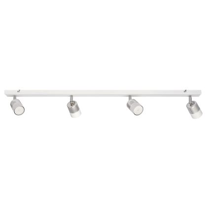LED Spotlight TUBSSON 4xGU10/4,8W/230V white/shiny chrome