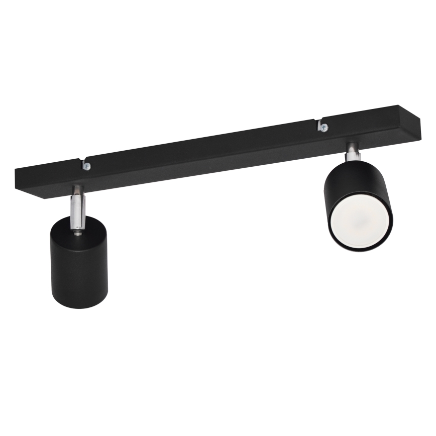 LED Spotlight TUNE 2xGU10/4,8W/230V black